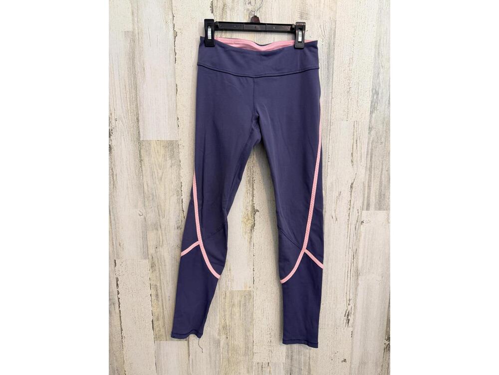 Ivivva Girl's Size 12 Athletic Leggings Purple Pink Performance